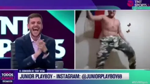 Junior Playboy sorprende con hilarante performance a los panelistas de TST