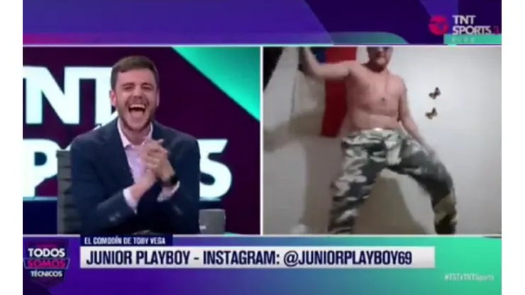 Junior Playboy sorprende con hilarante performance a los panelistas de TST