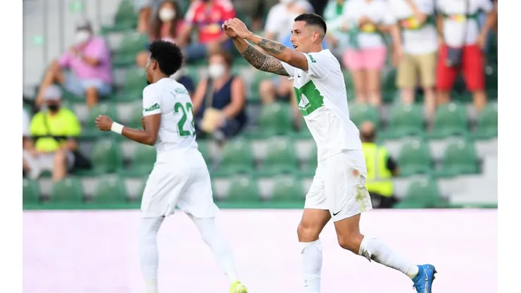 Enzo Roco logró un importante gol para el Elche.