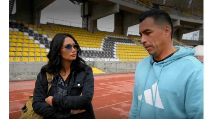 El jugador de Coquimbo Unido estuvo presente en Mochileros.