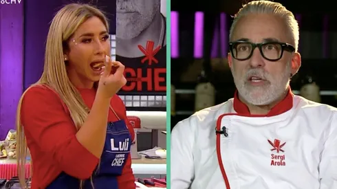 Luli y Sergi Arola en El Discípulo del Chef.