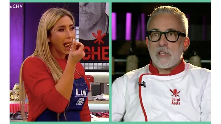 Luli y Sergi Arola en El Discípulo del Chef.