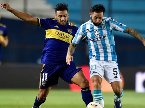 El Racing de Arias y Mena visita a Boca Juniors en La Bombonera