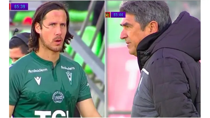 Francisco Alarcón salió frustradísimo y se descargó con su DT, Emiliano Astorga.