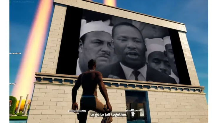 Fortnite le rinde especial homenaje a Martin Luther King