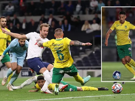 Delgado no pudo frente al retorno goleador de Harry Kane