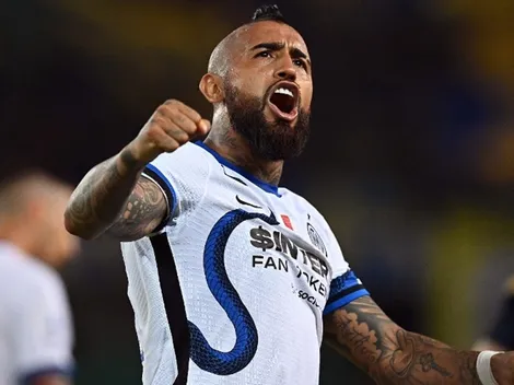 Inter gana gracias a un "invento" de Vidal