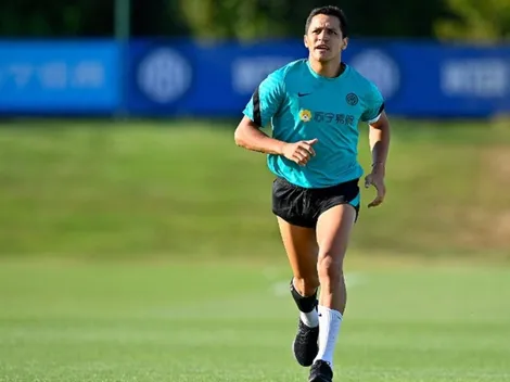 Alexis Sánchez se suma a los entrenamientos del Inter de Milán