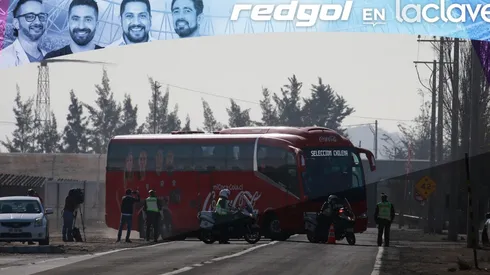 El bus de la selección chilena aún no parte con destino a las tres jornadas que le esperan por las Eliminatorias Sudamericanas para el Mundial de Qatar 2022.
