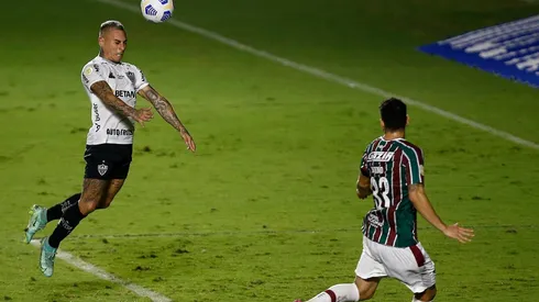 Vargas sumó minutos en el empate ante Fluminense
