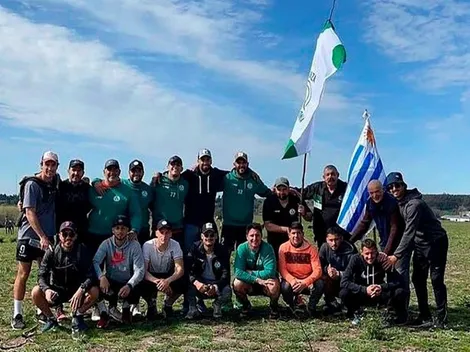 Campeones uruguayos caminan 47 kilómetros con la copa