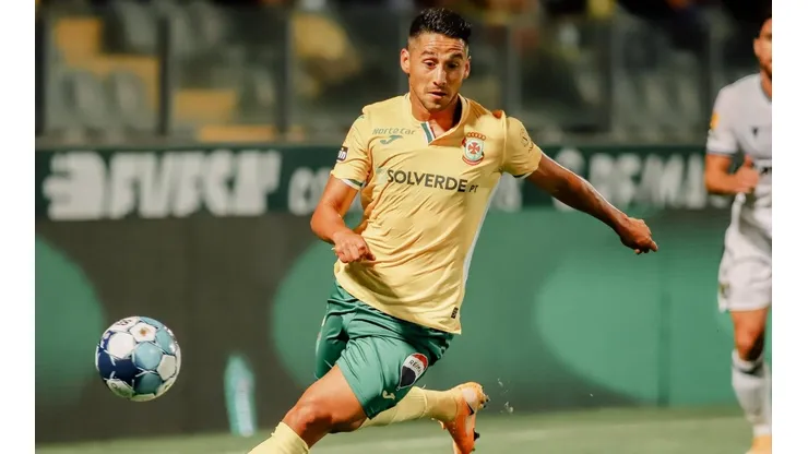 Juan Delgado anotó su primer gol con la camiseta del Paços de Ferreira