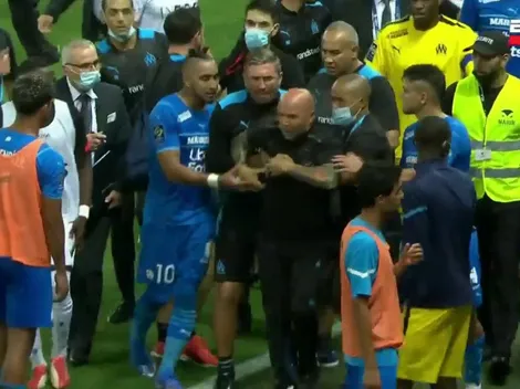 Sampaoli se vuelve loco y le quiere pegar a hinchas de Niza