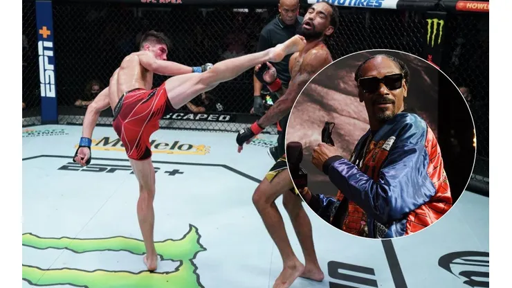 Snoop Dogg disfrutó con la tremenda patada de Ignacio Jaula Bahamondes en el UFC