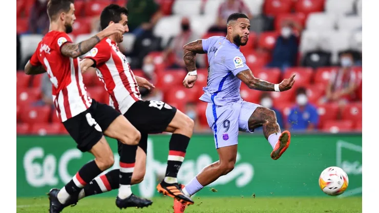 Memphis Depay se lució con un auténtico golazo.