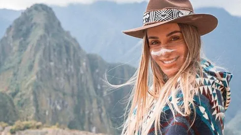 Daniela Urrizola en Macchu Picchu.