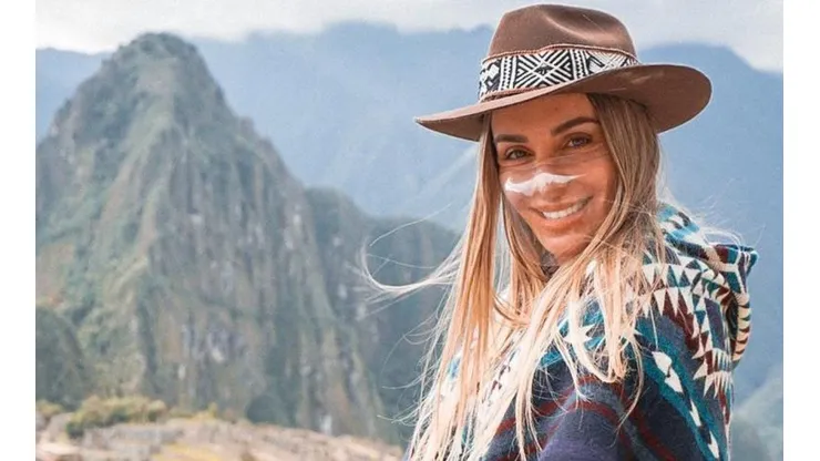 Daniela Urrizola en Macchu Picchu.