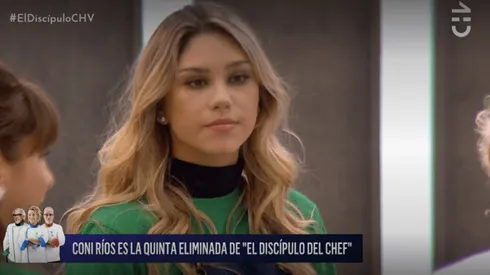 Constanza Ríos en su despedida de El Discípulo del Chef.