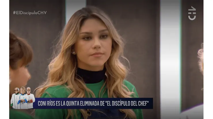 Constanza Ríos en su despedida de El Discípulo del Chef.
