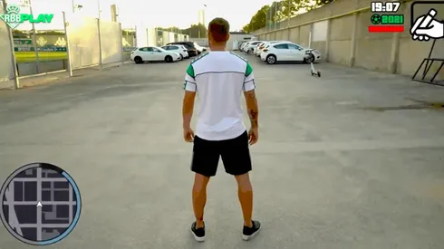 La presentación de Germán Pezzella a lo GTA la rompe en internet