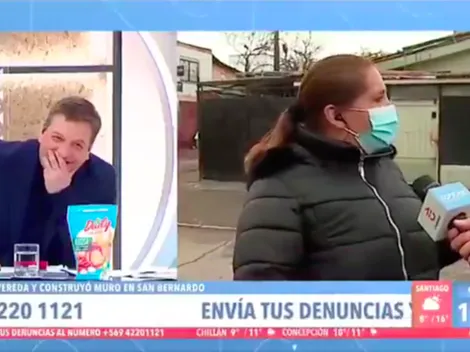 Vecino se descontrola en pleno despacho y JC no pudo contener la risa