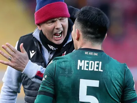 Gary Medel le dobla la mano a Sinisa Mihajlovic