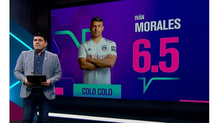 Para Marcelo Vega, Iván Morales fue el más destacado del partido