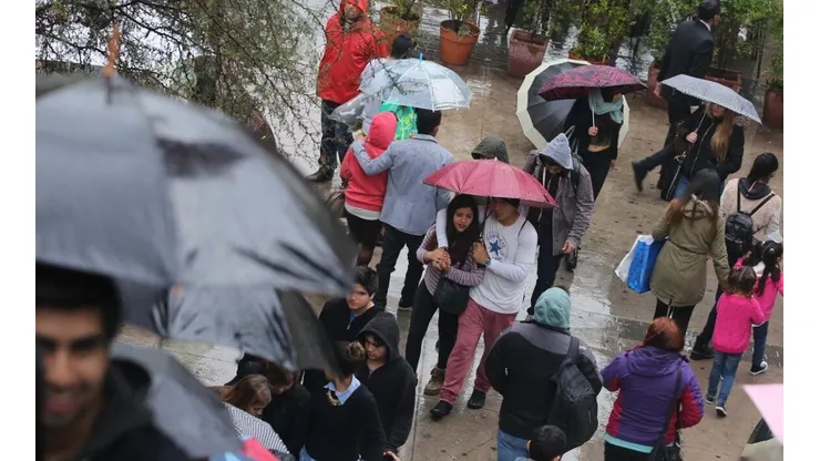 Lluvias en Santiago
