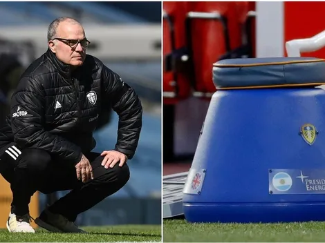 Leeds regalonea a Bielsa con notable sillita