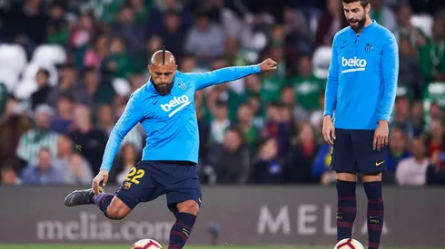 Arturo Vidal y Gerard Piqué coincidieron dos temporadas en Barcelona.