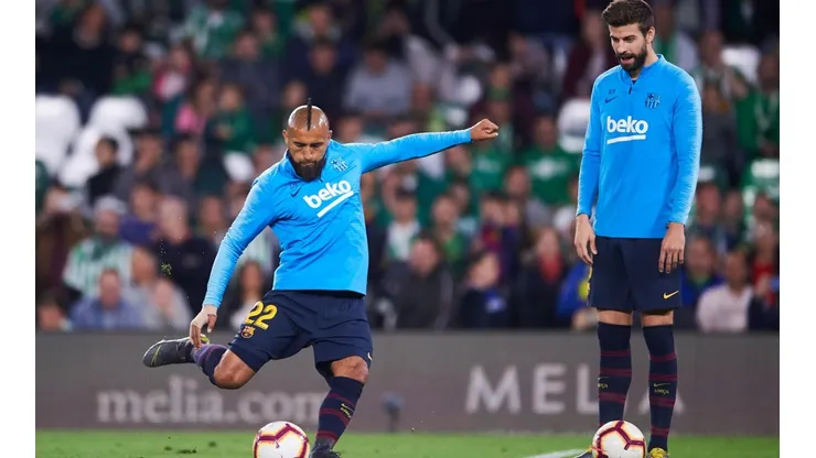 Arturo Vidal y Gerard Piqué coincidieron dos temporadas en Barcelona.