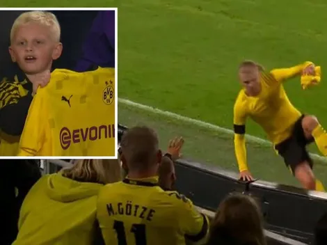 El hermoso gesto de Haaland que todos aplauden