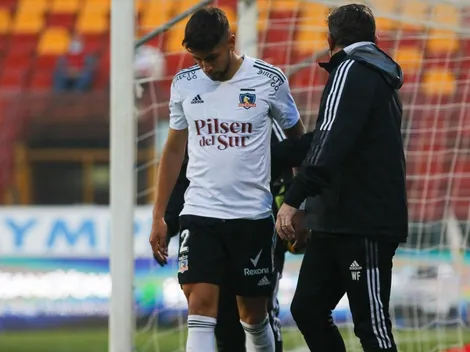 Jeyson Rojas es baja en Colo Colo por largo rato