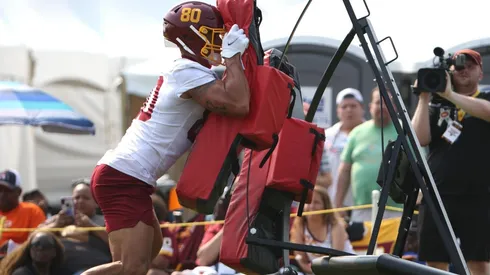 Sammis Reyes sigue preparándose en la pretemporada de Washington.