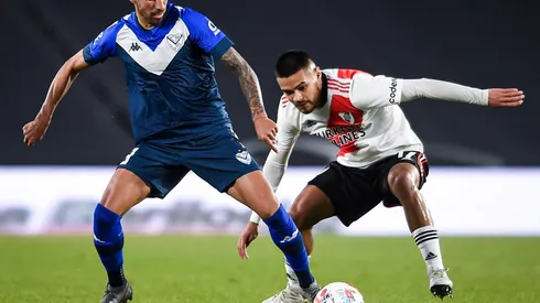 Díaz fue titular en el triunfo de River Plate ante Vélez