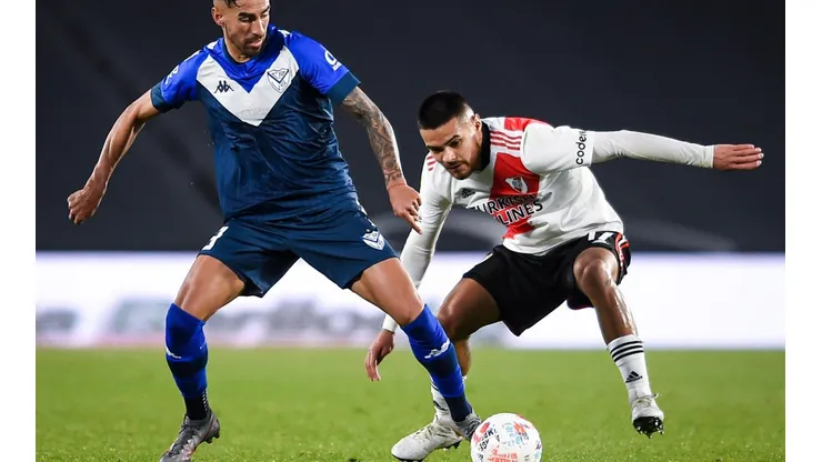 Díaz fue titular en el triunfo de River Plate ante Vélez