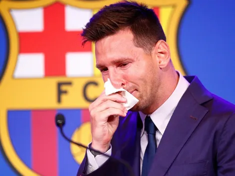 Venden replica del pañuelo que ocupó Messi en su adiós del Barça