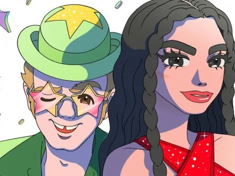 Dua Lipa y Elton John presentan su nostálgica colaboración Cold Heart