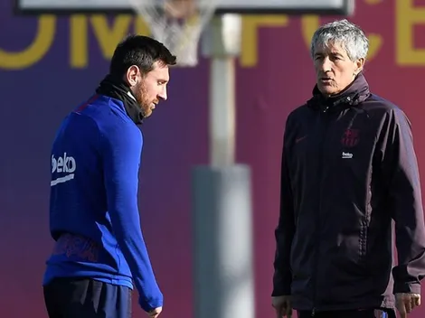 Palo de Setién a Messi: "El vestuario del Barcelona no era feliz"