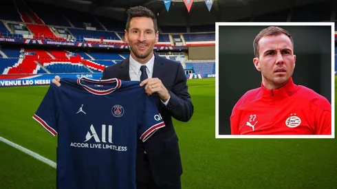 Götze felicitó a Leo Messi, pero se llevó una sorpresa