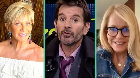 Raquel Argandoña, Vasco Moulián y Cecilia Bolocco.