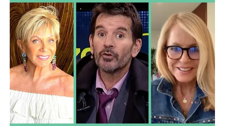 Raquel Argandoña, Vasco Moulián y Cecilia Bolocco.