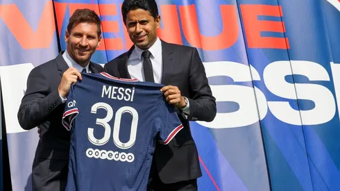 Messi con la camiseta de PSG