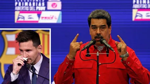 Maduro reconoció que lloró con la salida de Lionel Messi del Barcelona