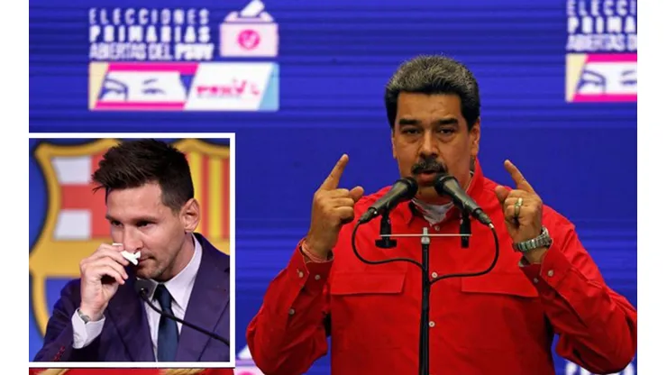 Maduro reconoció que lloró con la salida de Lionel Messi del Barcelona