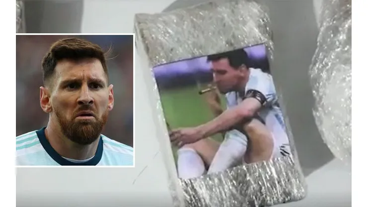 Lionel Messi presente en los paquetes de marihuana