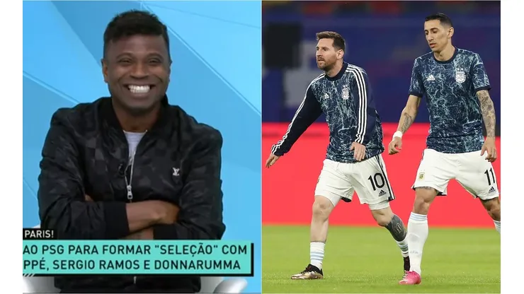 Edilson mostró su amplia sonrisa para criticar a Ángel di María, que fue campeón de América en su cara hace un mes