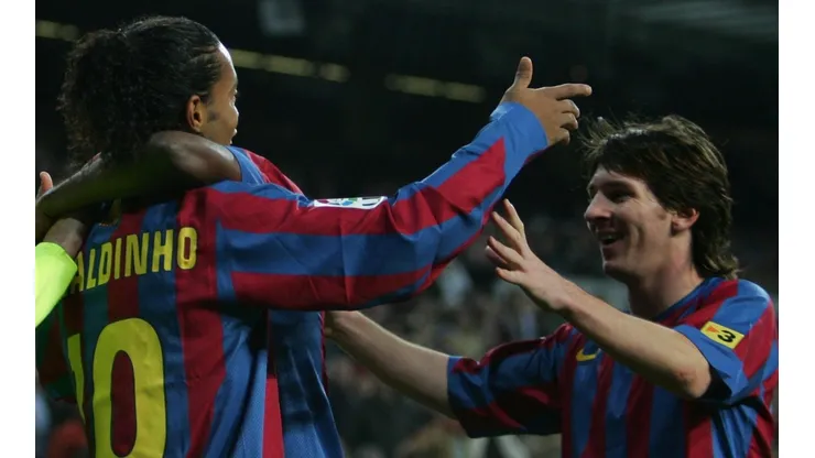 Lionel Messi y Ronaldinho comparten una gran amistad.
