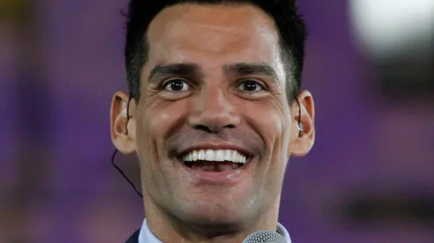 Cristián de la Fuente en uno de sus trabajos como animador.