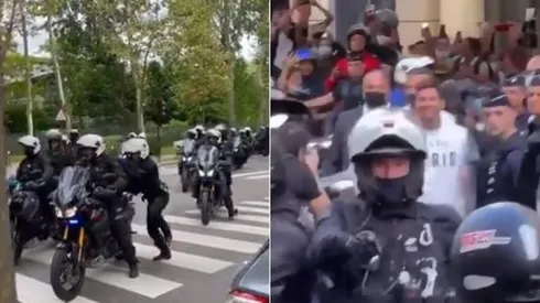 La policía de París cuida cada movimiento de Leo Messi